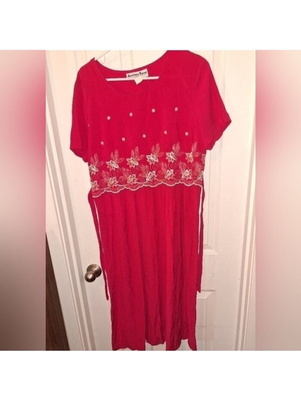 Another Thyme Pink Floral Dress Size 14